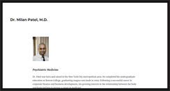 Desktop Screenshot of drmilanpatel.com